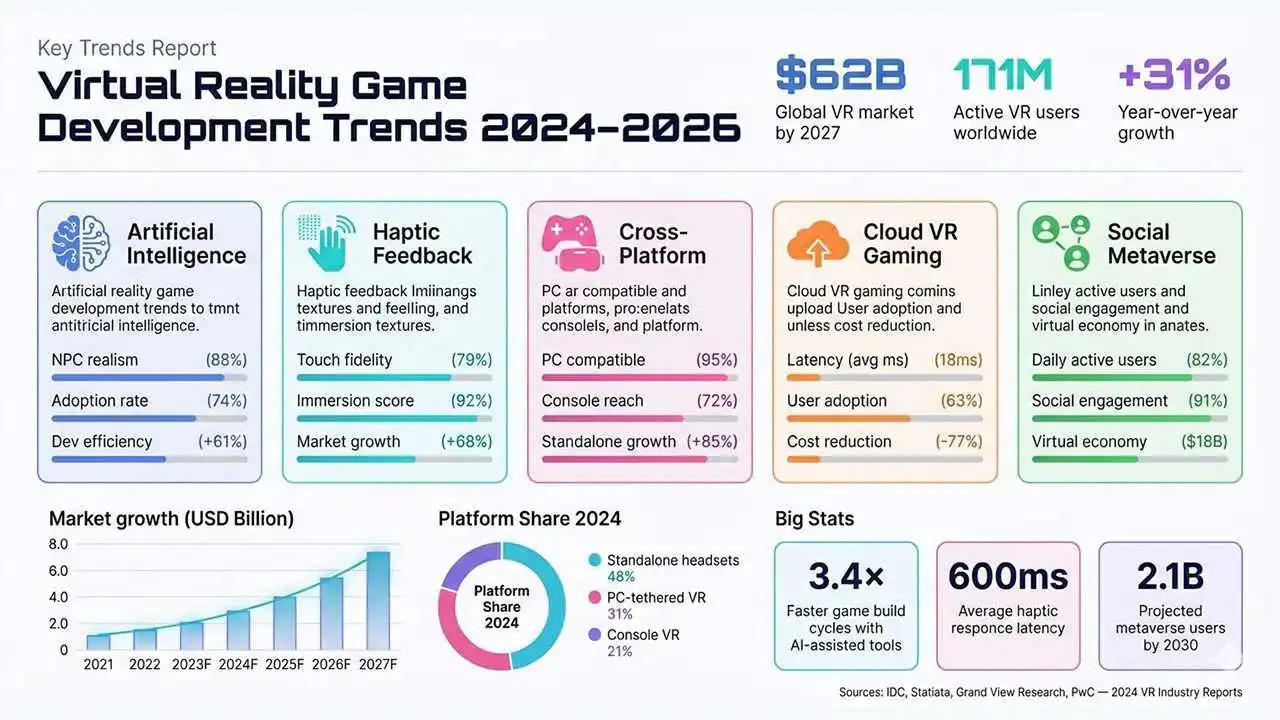 vr game development trends